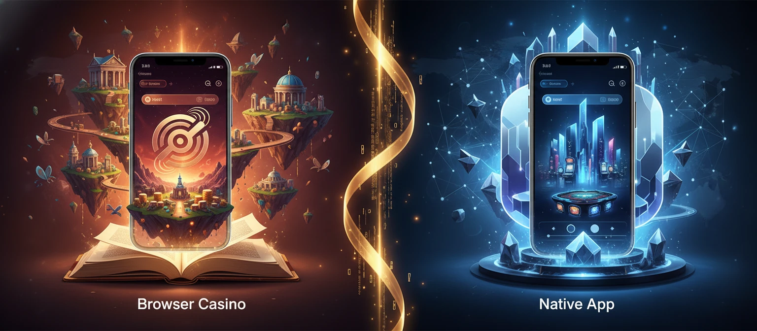 Mobile Casino im Browser vs. nativer App | Nine Casino